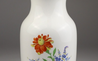 Meissen - Vase - marque de l'épée bleue, 1x grand vase, avec n° de pinceau,...