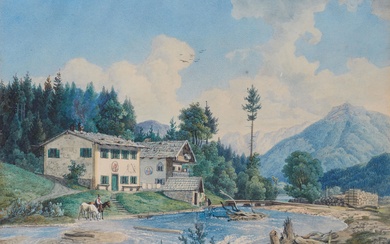 Michael Lueger - The Wirtshaus zum Beck on the Brunnenbach in the Jachenau