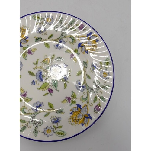 Minton Haddon Hall blue patterned tea and dinner ware to inc...