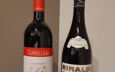 Mixed lot - 2015 Giuseppe Rinaldi Brunate & 2016 Cappellano Otin Fiorin Pie Rupestris - Nebiolo - Barolo - 2 Bottles (0.75L)