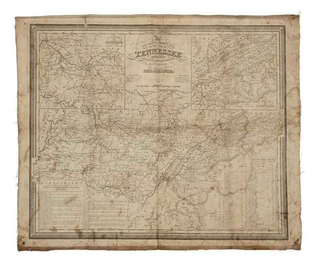 [NORTH AMERICA]. A group of 2 engraved maps of