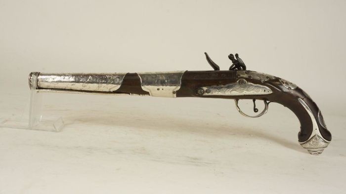 Ottoman (Mediterranean) - Vuursteen pistool - Flintlock - Pistol - 12mm cal