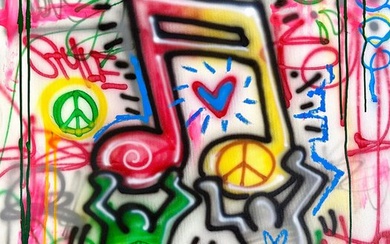 Outside - Keith Haring tribute - Music art life