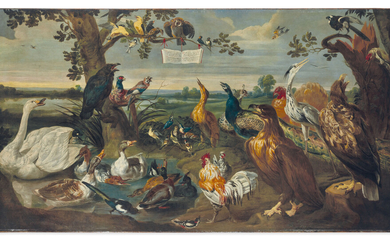 PAUL DE VOS (HULST VERS 1592-1678 ANVERS), Le concert d'oiseaux