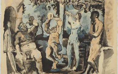Pablo Picasso (1881-1973) - Dionysos et Bacchanales