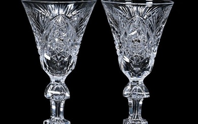 Pair Sherry Stems, ABCG, Albert Pattern By Empire