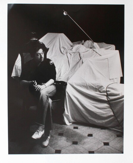 Portrait photographique de Serge Gainsbourg par Bruno de Monès (tirage d'artiste numéroté et signé)