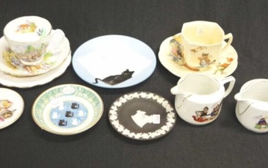 Quantity of various cat related table wares