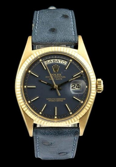 ROLEX DAY-DATE gold wristwatch, 1965