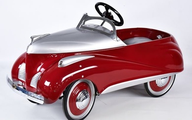 Restored Steelcraft Lincoln Zephyr Pedal Car
