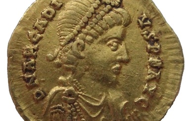 Roman Empire. Arcadius (AD 383-408). Tremissis Constantinople, AD 383-388 - Rare