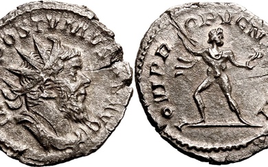 Roman Empire Postumus AD 260-269 BI Antoninianus Very Fine, toned