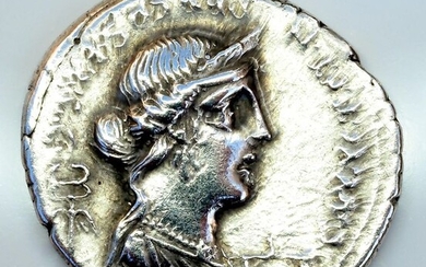 Roman Republic. C. Annius T. f. T. n. & L. Fabius Hispaniensis, moneyer. AR Denarius,82-81 BC