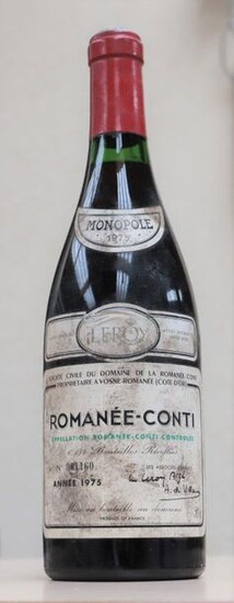 Romanée Conti (x1) Leroy Monopole 1975... - Lot 85 - Lux-Auction