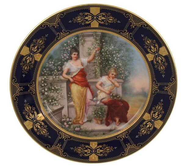 Royal Vienna Porcelain Plate