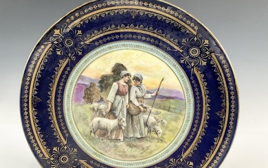 Royal Vienna Porcelain Scenic Plate