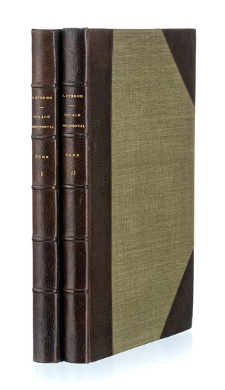 STERNE. Voyage sentimental, suivi des Lettres d'Yorick à Éliza. Paris et Amsterdam, J. E. Gabriel Dufour, An VII [1799]