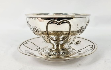 Sauce boat - .833 silver - Portugal - Mid 20th century