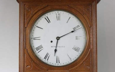 Seth Thomas Office No. 5 Regulator Wall Clock