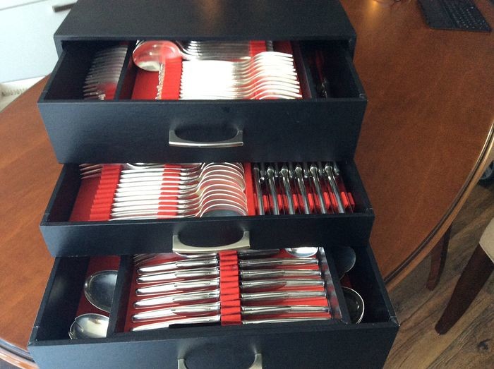 Silver plated cutlery Tilquin / M.F..N. (142) - Silver plated - Metallwarenfabrik Nagold Germany - Germany - 1950 - 1960