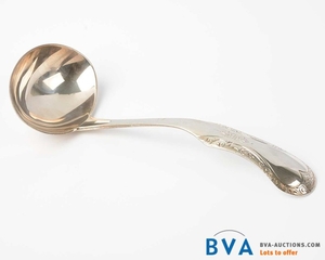Silver sauce spoon - J.J. Torlau, Amsterdam - 1866.