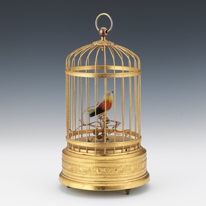 Singing Bird Automaton in Cage