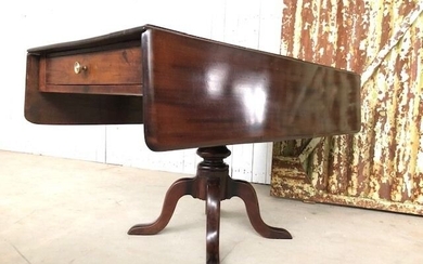 Sofa table - Victorian - Solid Cuban Mahogany - Second half 19th century