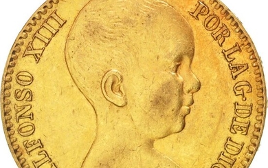Spain - 20 Pesetas 1890 - Gold