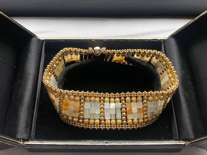 Sun Day - 18 kt. Gold, Yellow gold - Bracelet Pearl