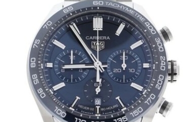 TAG Heuer - Carrera Calibre Heuer 02 44 Stainless Steel Blue Chronograph - CBN2A1A.BA0643 - Unisex - 2020