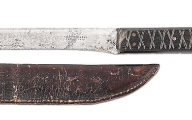 TEXAS BOWIE KNIFE MADE BY H.D. NORTON & BRO.