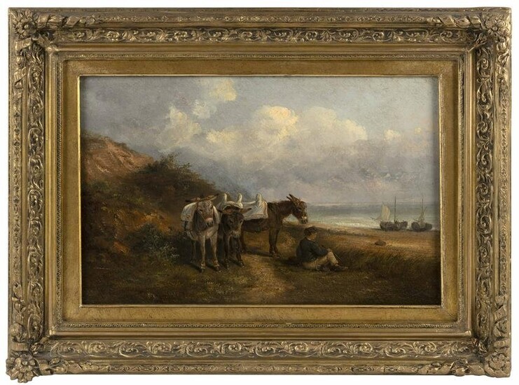 THOMAS SMYTHE (United Kingdom, 1825-1906), Donkeys and
