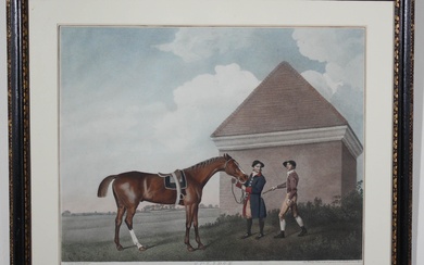 THREE RACEHORSE ENGRAVINGS AFTER GEORGE STUBBS