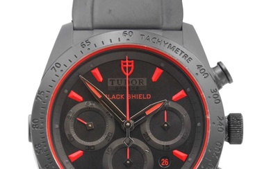 TUDOR - A Tudor Fastrider black ceramic gentleman's automatic chronograph wristwatch, ref. 42000CR.