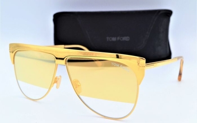 Tom Ford - FT0707 30G 62 - 100 % Gold Plated - *NEW* - Sunglasses