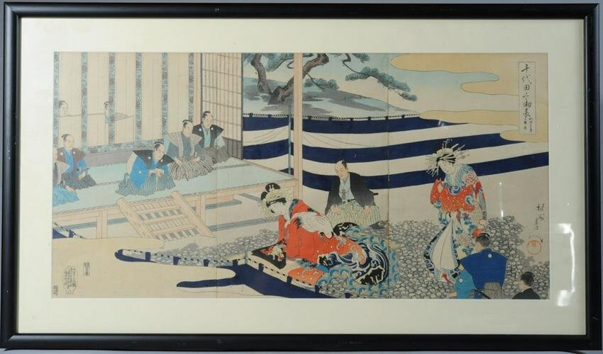 Toyohara Chikanobu Japanese Woodblock Print