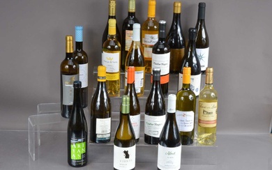 Twenty bottles of Spanish white wine