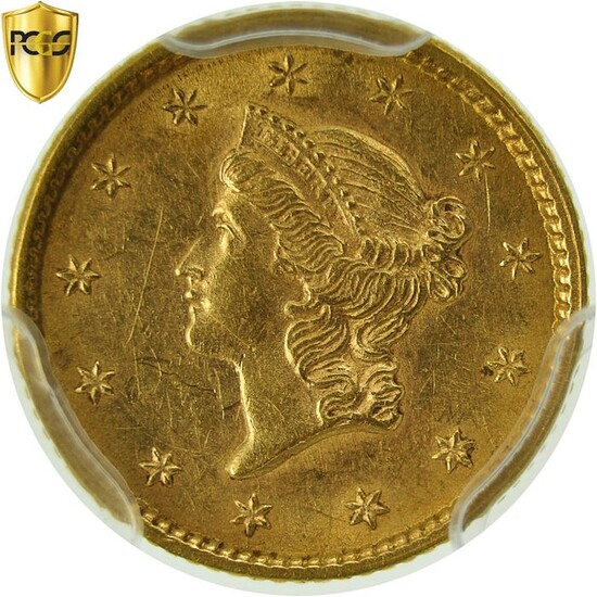 United States - Dollar 1852 - Gold