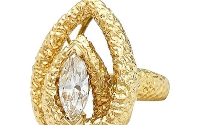 Van Cleef & Arpels - 18 kt. Yellow gold - Ring Diamond