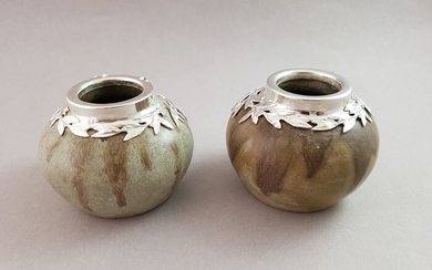 Vase (2) - .950 silver - France