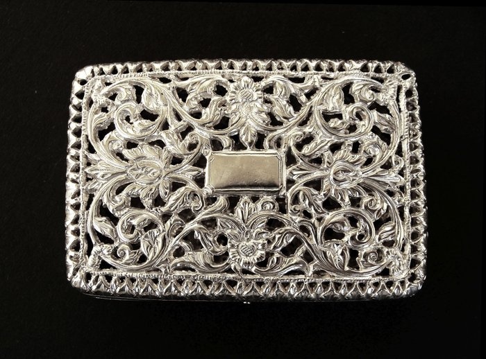 Vinaigrette - .925 silver - Probably Yogya - Indonesia - Circa 1900