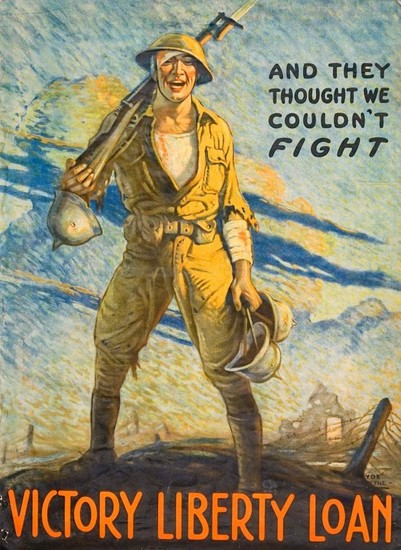 WWI Era Original Liberty Loan Poster