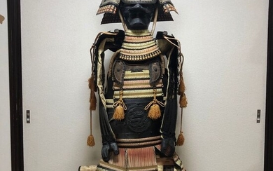 Yoroi - Cast iron, Copper, Cotton, Leather - Samurai - Samurai armor for adults - Japan - Shōwa period (1926-1989)