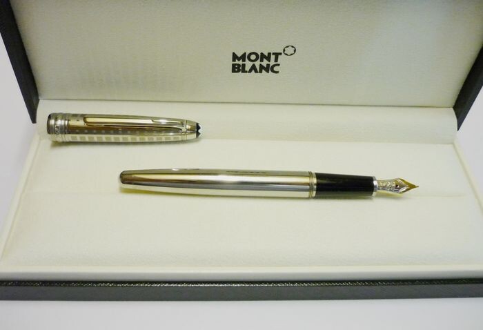 montblanc meisterstück 145 steel II - Fountain pen