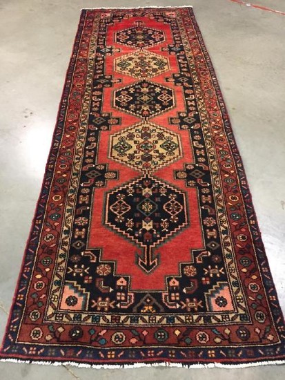Magnificent vintage persian runner 3.7X10.0