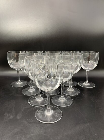 11 Baccarat Crystal Montaigne Red Wine Glass
