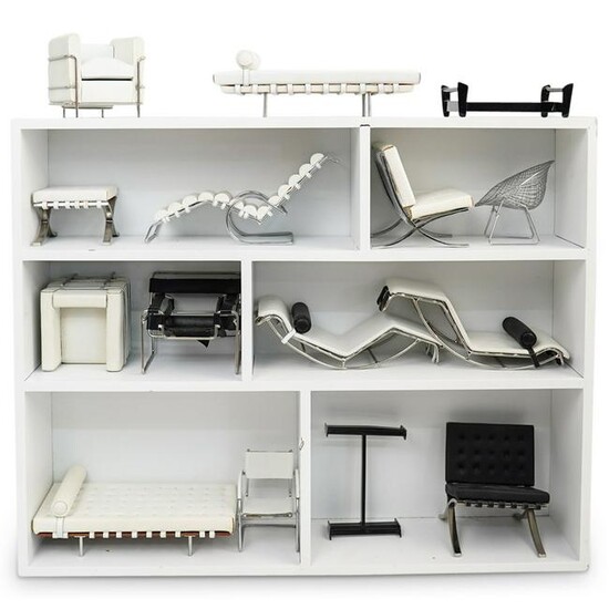 (13Pc) Vitra Style Miniature Furniture Collection