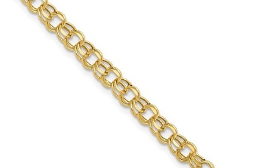 14K Yellow Gold 4.5mm Hollow Double