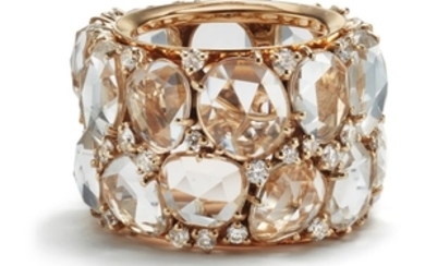 Pomellato, A Topaz and Diamond 'Lulu' Ring