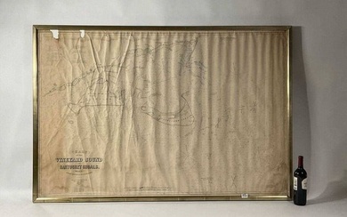 1870 Chart Martha's Vineyard And Nantucket